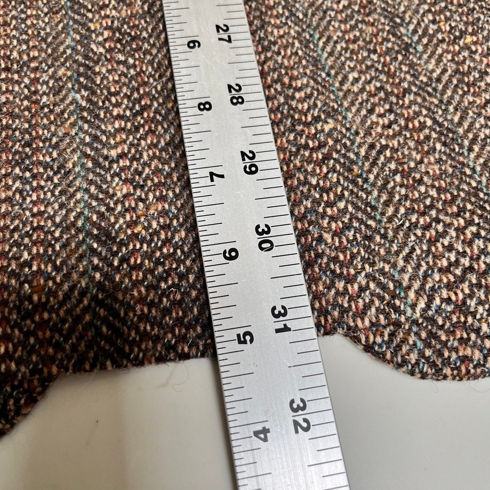 Kevin & Howlin VTG Brown Tweed Blazer Men Two Button Wool Sport Coat 44L Ireland - Picture 7 of 15